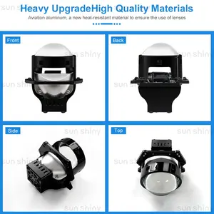 Sunshiny S1 G20 Lazer Far 3 İnç Bi-LED Projektör Far 13000LM 100W 6500K Tak ve Çalıştır Retrofit Kiti Araba - Product Image 6