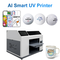 Printer UV Inkjet Flatbed A3 Termurah untuk Botol, Kaca, Akrilik, dan Casing Ponsel dengan Fungsi Pembersihan