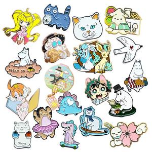 Pin de solapa de esmalte de Metal para <span class=keywords><strong>Club</strong></span> de Leones, insignia personalizada de flor magnética, con diferentes motivos - Product Image 6