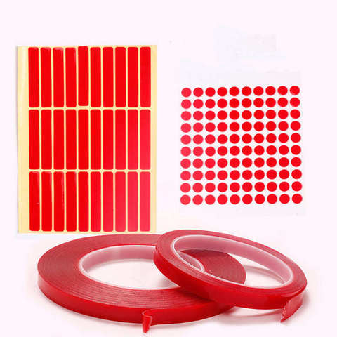 Custom Conformable Double-sided Pressure-sensitive Closed-cell Acrylic Foam Tape with a Red Liner Gray Acrylic Foam Tape