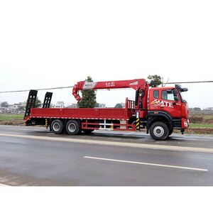 Camion grue Sinotruk Ho Wo 6x4 avec plateau de levage Changxing de 12 tonnes et échelle - Product Image 3