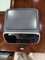 Friteuse à air numérique à écran tactile OEM 6L 1800W sans huile cuisson saine support antiadhésif minuterie contrôle de la température friteuse à air noire