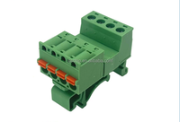 Bloc de bornes sans soudure 2EDG-UKR-5.08-2P à 12P pour rail DIN, clips ABS 35 mm, connexion série UKR 2EDGKD