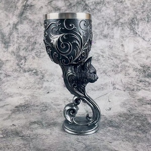 Verres à vin en forme de dragon médiéval Verres à vin crâne européen personnalisés Verres à vin rouge <span class=keywords><strong>licorne</strong></span> et idées créatives - Product Image 6