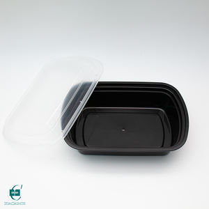 Contenedor de Almacenamiento de Alimentos de Plástico PP Desechable, Duradero y Libre de BPA, con Tapa Segura para Preparación de Comidas, Comida para Llevar y Conservación de Alimentos - Product Image 2