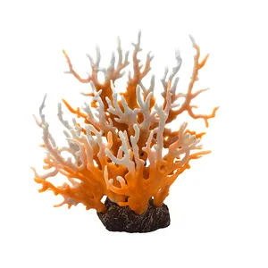 Wholesale Fish Tank Landscaping Colorful Resin Artificial Coral Reef Aquarium Decoration