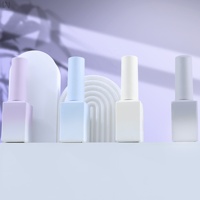 Nouveau design 2026 – Bouteille en verre vide de 10 ml/11 ml de haute qualité avec logo personnalisé OEM/ODM pour vernis à ongles gel UV avec pinceaux et capuchon