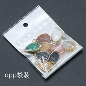 Оптовая продажа, натуральный камень 14*23 мм, капля воды, аметист, медное ожерелье с подвеской, драгоценный камень, ювелирные изделия для поделок, Кристалл для женщин и мужчин - Product Image 4