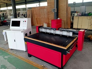 Machine de découpe de verre CNC SENBAI 1313 à table de découpe multi-têtes, 3 kW, 220 V, fabricant - Product Image 2