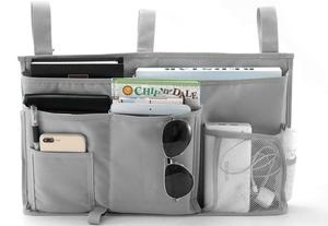 Organisateur de rangement suspendu Oxford pour chevet, avec poches pour accessoires, livres, salon, pliable, écologique - Product Image 6