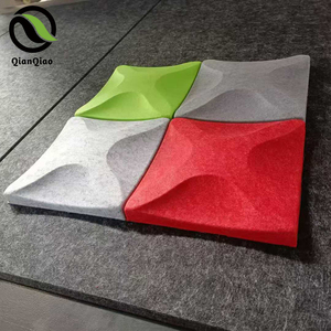 Paneles Acústicos 3D QIANQIAO de Fácil Instalación, Paneles PET Absorbentes de Sonido, Revestimiento de Pared Insonorizante Ecológico para <span class=keywords><strong>Cine</strong></span> en Casa - Product Image 1
