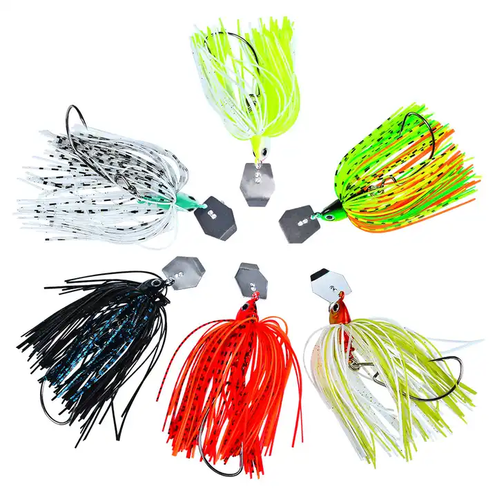 12g 15g 20g Chatterbait Blade Bait With Rubber Skirt Buzzbait Fishing Lures  Tackle - Buy Rubber Skirt Buzzbait,12g 15g 20g Chatterbait Blade Bait