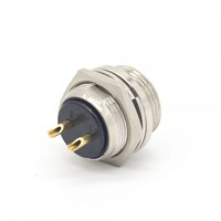 Conector de Alimentación Circular de Aleación de Zinc para Soldar GX16, Enchufe de Aviación Macho Recto Impermeable de 2 Pines EnerGiz Electronics