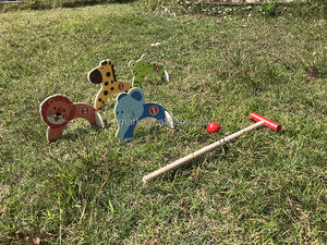 Set Premium Croquet all'aperto con tema animale Croquet palla giocattoli educativi per bambini - Product Image 6