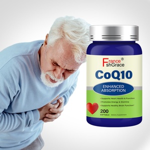 Nouvel Arrivage Coenzyme Q10 100 mg Gélules Molles Haute Absorption Complément Végétalien Soutien Santé Cardiaque Gélules Molles CoQ10 200 Gélules Molles - Product Image 1