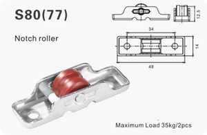 Con  lượng cao duy nhất 8088 hồ sơ ròng rọc bánh xe đồng ròng rọc cửa trượt cửa sổ con lăn bánh xe uPVC cửa sổ con lăn - Product Image 4