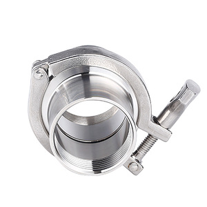 Science And Technology Sanitary <b>Quick</b> Release Internal Thread Chuck <b>Connector</b> 304 Stainless Steel DN8 Pipe Connection - Product Image 1