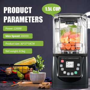 Nhà hàng thương mại Smoothie Máy xay sinh tố cách âm đa chức năng máy xay sinh tố với xử lý thực phẩm Máy xay sinh tố miyeur Professionnel - Product Image 4