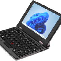 2022 Laptop Disesuaikan PIPO W7-4125 7 Inci Notebook Mini Portabel PC Kamera Status Gpu IPS Komputer Windows Laptop