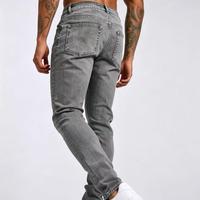 Pantalon en jean vintage taille mi-haute de haute qualité, personnalisable, coupe slim, achats répétés