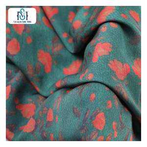 30S 120Gsm 145Cm Rayon Challis Diseños florales personalizados Impresión de descarga 30*68 100% Tela impresa en viscosa para Malasia Somalí - Product Image 4