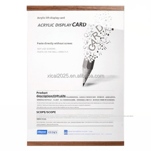 Tùy chỉnh hiện đại A3 A4 A5 Áp phích bằng gỗ tường nghệ thuật khung ảnh dấu hiệu đứng với hệ thống từ tính - Product Image 6