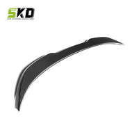 Aileron de pare-chocs arrière en fibre de carbone sèche pour BMW Série 5 G30 G38 M5 F90 DA Style Car Spoilers