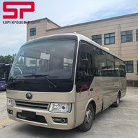 Minibus d'occasion Yvtong 6729 de 2015, moteur diesel Yuchai, 28 places, bus touristique pour l'exportation