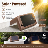 Mini Lampe Solaire LED d'Extérieur Étanche IP65 pour Marches, Clôtures, Jardins et Patios