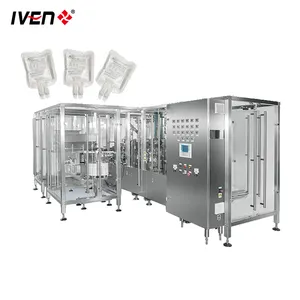 Não-PVC Soft Bag Fazendo Enchimento Selagem e Embalagem Equipamentos/Integração Normal Saline IV Fluids Production Machine