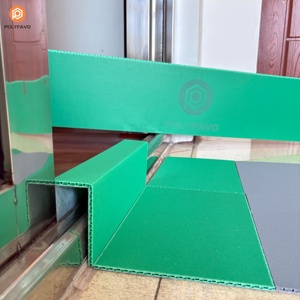 Perfil <span class=keywords><strong>de</strong></span> plástico en U para umbral <span class=keywords><strong>de</strong></span> puerta, placa <span class=keywords><strong>de</strong></span> panal <span class=keywords><strong>de</strong></span> PP con tela <span class=keywords><strong>de</strong></span> fieltro, superficie mate, 3mm 5mm opcional, 1350g 1600g por metro cuadrado - Product Image 2