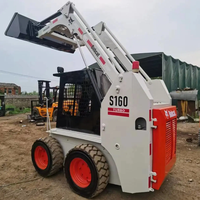 Le chargeur antidérapant Bobcat S160 d'occasion avec une puissance puissante à vendre en Chine à un prix raisonnable
