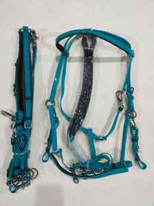 Brida de cuero duradera diseñada para jinetes profesionales, comodidad duradera y control superior de caballos - Product Image 3