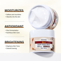 Crème hydratante au riz MOOYAM OEM, extrait d'herbes, hydratante, éclaircissante et réparatrice, soin de la peau, crème au riz