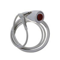Nurse Bell Notruf kabel für Schwestern ruf system mit ABS-Griff Silikon knopf SR 6.35 DC Jack Vernickeltes PVC
