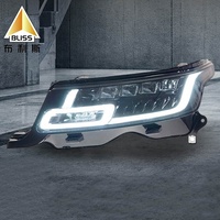 Vente en gros d'usine, feux d'avertissement LED pour voiture LHQD08, phare LED de rechange pour voiture, phare LED pour Land Rover Range Rover 2014-2017