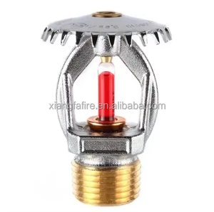 Tête de gicleur d'incendie en laiton de 1/2 pouces à prix compétitif réponse standard globe en verre de 5mm équipement de lutte contre l'incendie flexible - Product Image 1