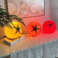 Lampe de table Tomate, Veilleuse d'ambiance pour chambre à coucher, Décoration intérieure, Cadeau, Ornement, Verre