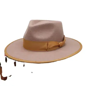 LIHUA hat classic wool felt wool felt fedora hat women men pure wool felt fedora hats