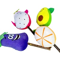 Ecologisch verantwoorde kattenkruid houten stok katten speeltje cartoon stijl pluche zelfvermaak kauwbaar lolly vervelingbestrijdend voor huisdieren
