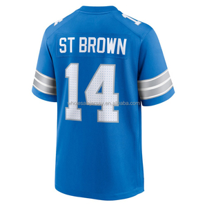 Maillot de football cousu pour hommes 2026 Sam LaPorta Penei Sewell Brian Branch Jared Goff Aidan Hutchinson Jameson Williams Tailles S-3XL - Product Image 3