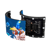 Módulo LED Flexible para Interiores con Chips Nationstar, Pantalla LED Cilíndrica de 2.5mm, Columna Circular, Publicidad Personalizada, Pantalla LED Curva