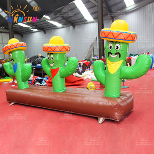 Jeu de cerceau de cactus WINSUN, jeux sportifs gonflables, parcours d'obstacles gonflable - Product Image 4