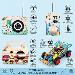 Kit Robotico 4 in 1 Steam per Scuole, Centro di Formazione Academy Maker Space, Kit Ingegneristici Interattivi - Product Image 4