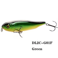 LUTAC Top Water Trolling Lure 95mm/14g Long Casting Floating Crayon Lures ABS Plastic Laser Coating VMC Treble Hook Hard Baits