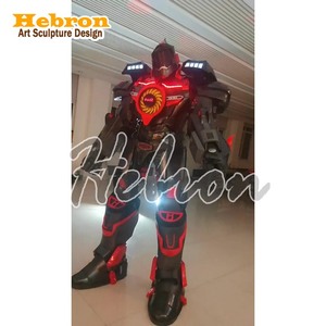 Costume de <span class=keywords><strong>robot</strong></span> transformable LED <span class=keywords><strong>jaune</strong></span> abeille de haute qualité, prix d'usine, tenue de performance pour fêtes cosplay et <span class=keywords><strong>robot</strong></span> dansant - Product Image 2