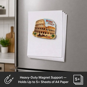 Aimant de réfrigérateur en aluminium 3D gaufré, monuments européens, 2x3 pouces, <span class=keywords><strong>Paris</strong></span>, Rome, Barcelone, souvenir pour la cuisine, le <span class=keywords><strong>bar</strong></span>, la décoration de la maison, cadeau - Product Image 2