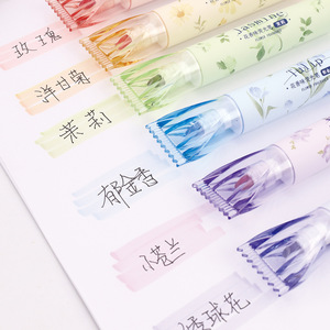 Collection Of Objects Flower Fragrance Highlighter <b>Set</b> 6 Scents Double-Ended Normal Size For <b>Writing</b> And Art - Product Image 2