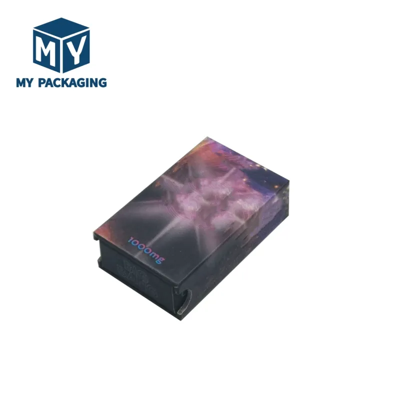 EVA 속지 어린이 잠금 사이드 버튼과 슬라이딩 박스 디자인과 프리미엄 포장 1000g 담배 기화기