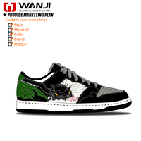 Sepatu gaya berjalan ringan Fashion penjualan langsung dari pabrik dengan Sneakers Khusus jus WRLD GBGR untuk pria
